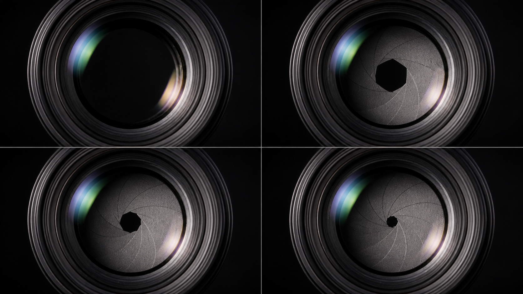Diaphragme à différentes ouvertures